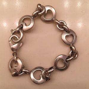 Authentic Tiffany heart stencil bracelet