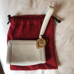 White Cole Haan wristlet
