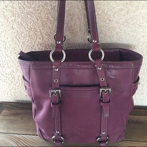 Purple COACH purse