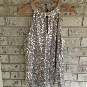 Tahari sparkle halter