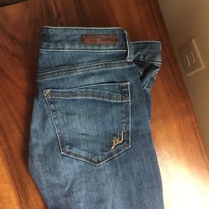Express jeans - barely boot, low rise