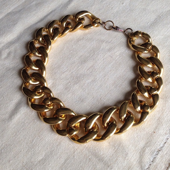 Costume Gold Chain Link Choker