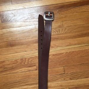 Leather belt