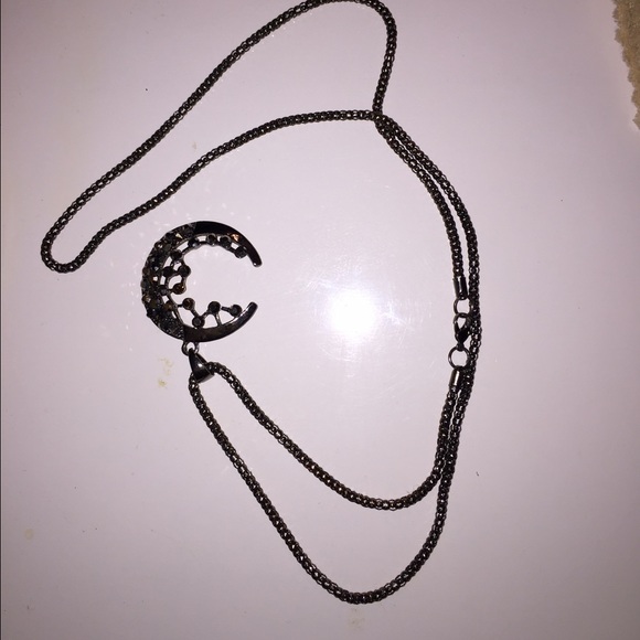 Crescent moon necklace