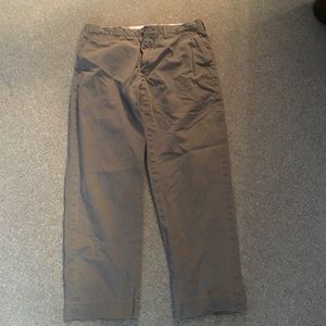 Gray polo pants