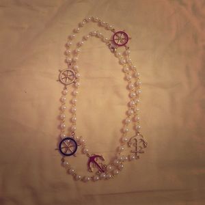 Pear sailor necklace