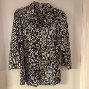 Black and white jacket