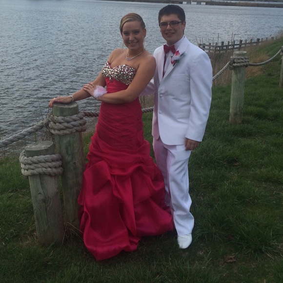 Original Flirt Prom Dress-fuchsia pink - Picture 4 of 4
