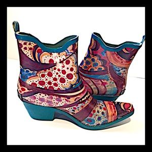 Corey's new rubber boots