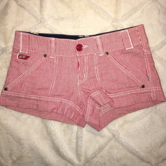 Pin-striped shorts