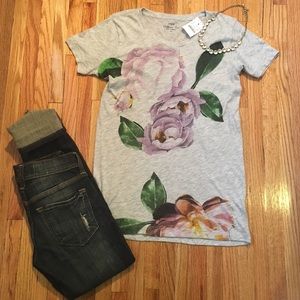 J. Crew Floral Collector Tee NWT!