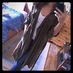 Olive Trench Coat