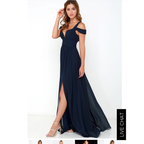 Navy blue dress - Picture 2 of 4