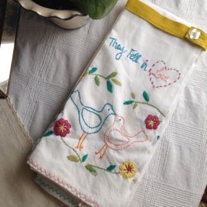 anthropologie set of 3 dish towels