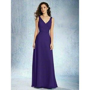 Alfred Angelo 7359L Eggplant Bridesmaid Dress