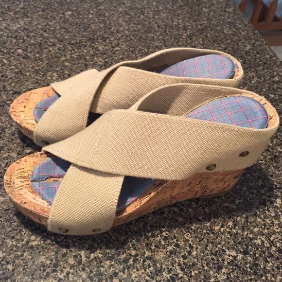 Tan sandals