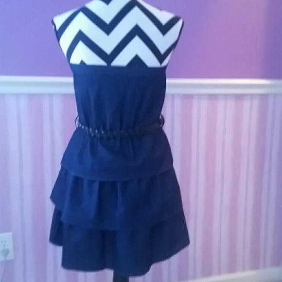 Strapless Dress w Belt Size M - Picture 7 of 8