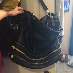 Large black cross body