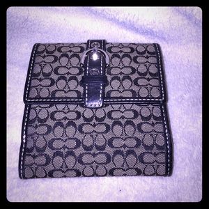 Black coach wallet