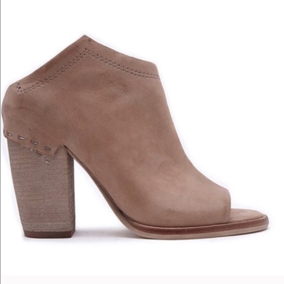 Dolce Vita Shoes - Dolce Vita Noa Open Toe Suede Heel Booties