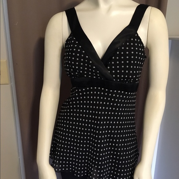 Silky Polka Dot Top