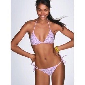 NWOT - PINK Victoria's Secret sequin bikini