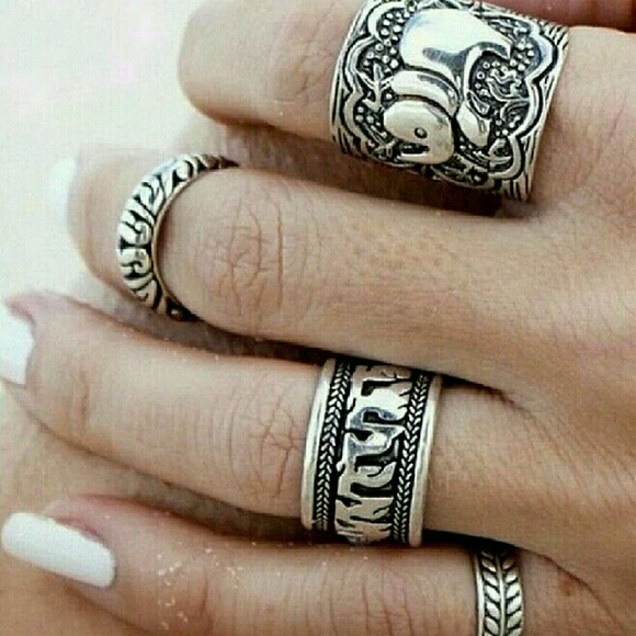 Jewelry - Elephant Ring Set(Lowest)