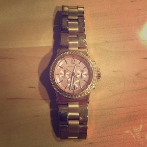 Rose gold Michael Kors watch