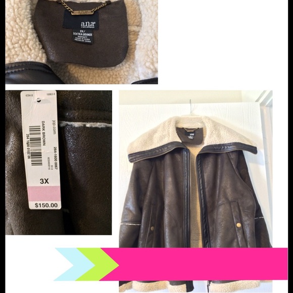 Women shearling jacket