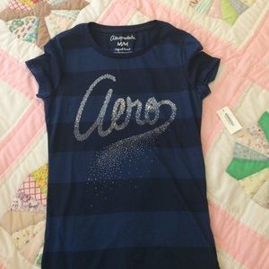 NWT Navy blue Aeropostale shirt