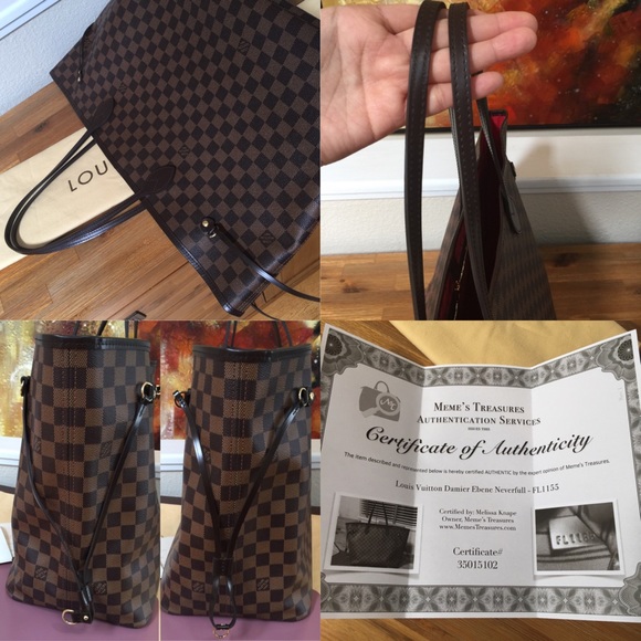 S⭕️LD! 🎉🎉2015 LV Neverfull GM with Dustbag & COA - Picture 4 of 4