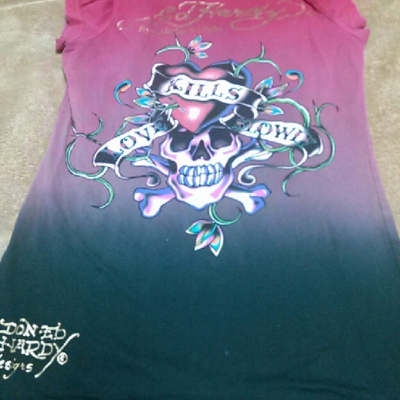 Ed hardy tee - Picture 2 of 2
