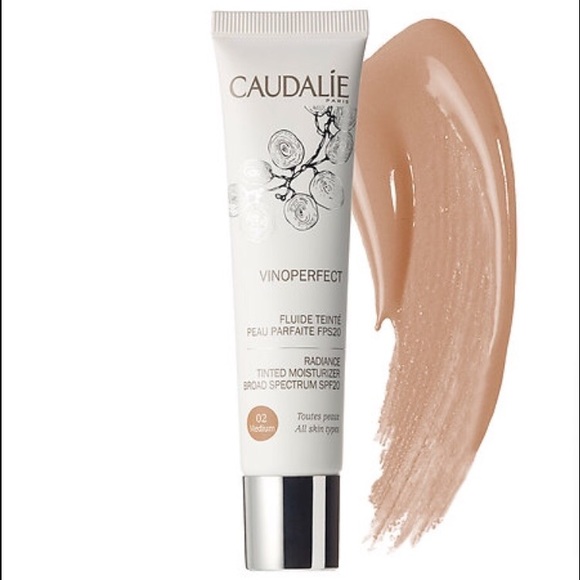 Caudalie tinted moisturizer in medium SPF 20