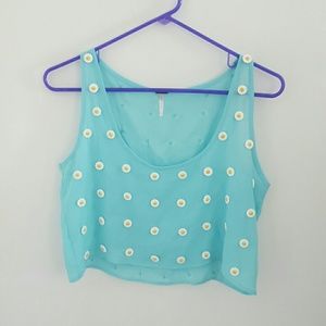 Adorable daisy crop top