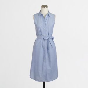Chambray shirt dress