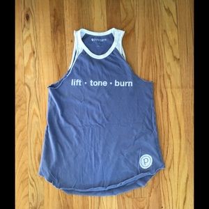 pure barre baseball tank M