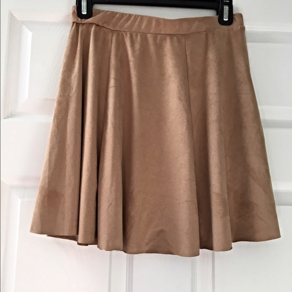 Gorgeous faux suede a line skirt! LAST CHANCE - Picture 3 of 3