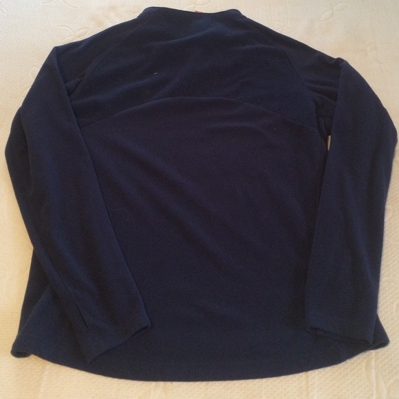 Navy Nike Microfleece Pullover Size L - Picture 3 of 3