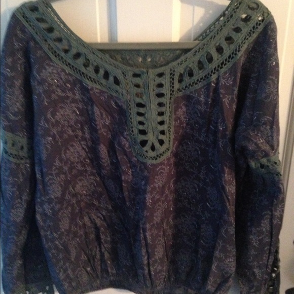 Free people peasant blouse. Size small - Picture 1 of 2