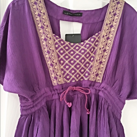 purple/bridge sharkbite hem boho top! Last chance! - Picture 2 of 4