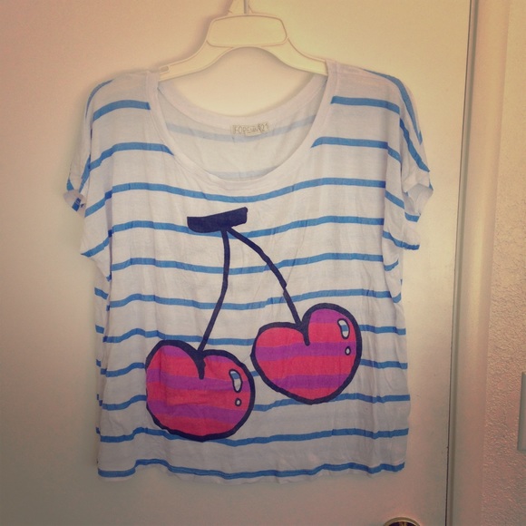 Cherries fresh flowy shirt