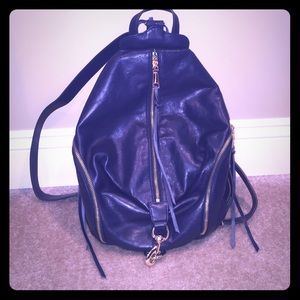 Rebecca Minkoff Navy  Leather Julian Backpack