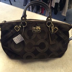 Coach signature bag NWT