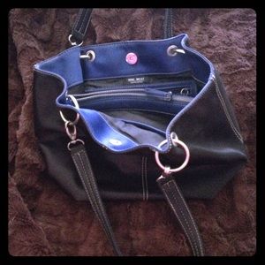 Nine West-Black exterior with royal blue interior