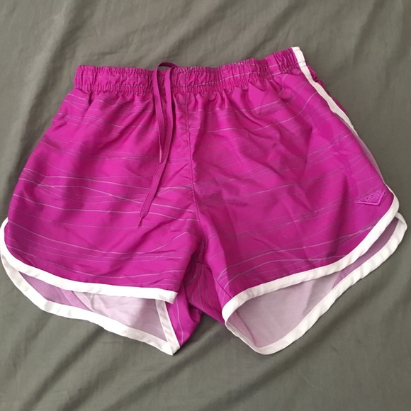 purple running shorts!