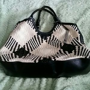 Cole Haan Leather Weave Tote bag.