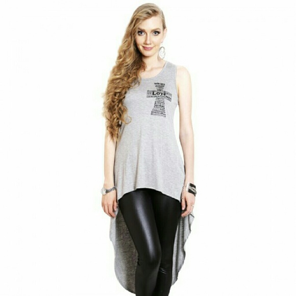SALE! FINAL!NWT Gray High Low Casual  Dress, S
