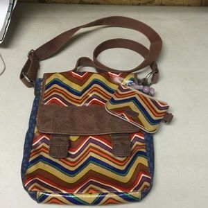 Fossil Cross body and change purse