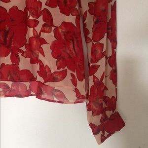 Rose Printed Blouse