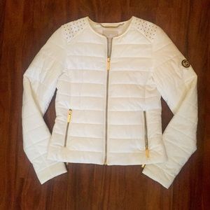 Michael Kors Embellished Thin Puffer Jacket